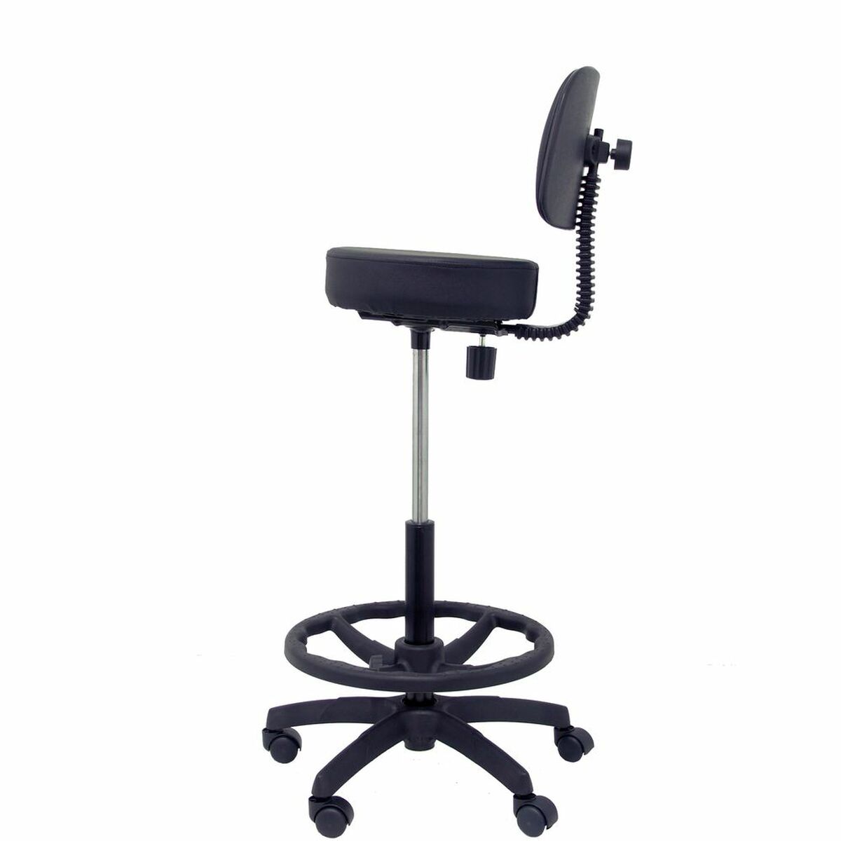 Stool Llanos Piqueras y Crespo 1CLSPNE Black PVC